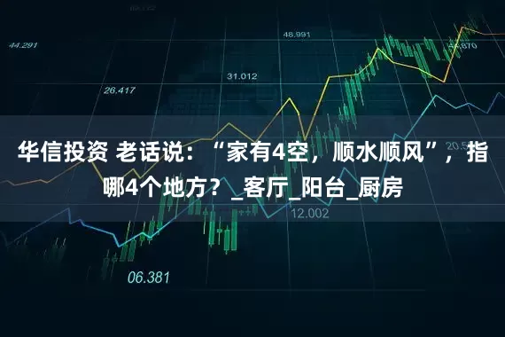 华信投资 老话说：“家有4空，顺水顺风”，指哪4个地方？_客厅_阳台_厨房